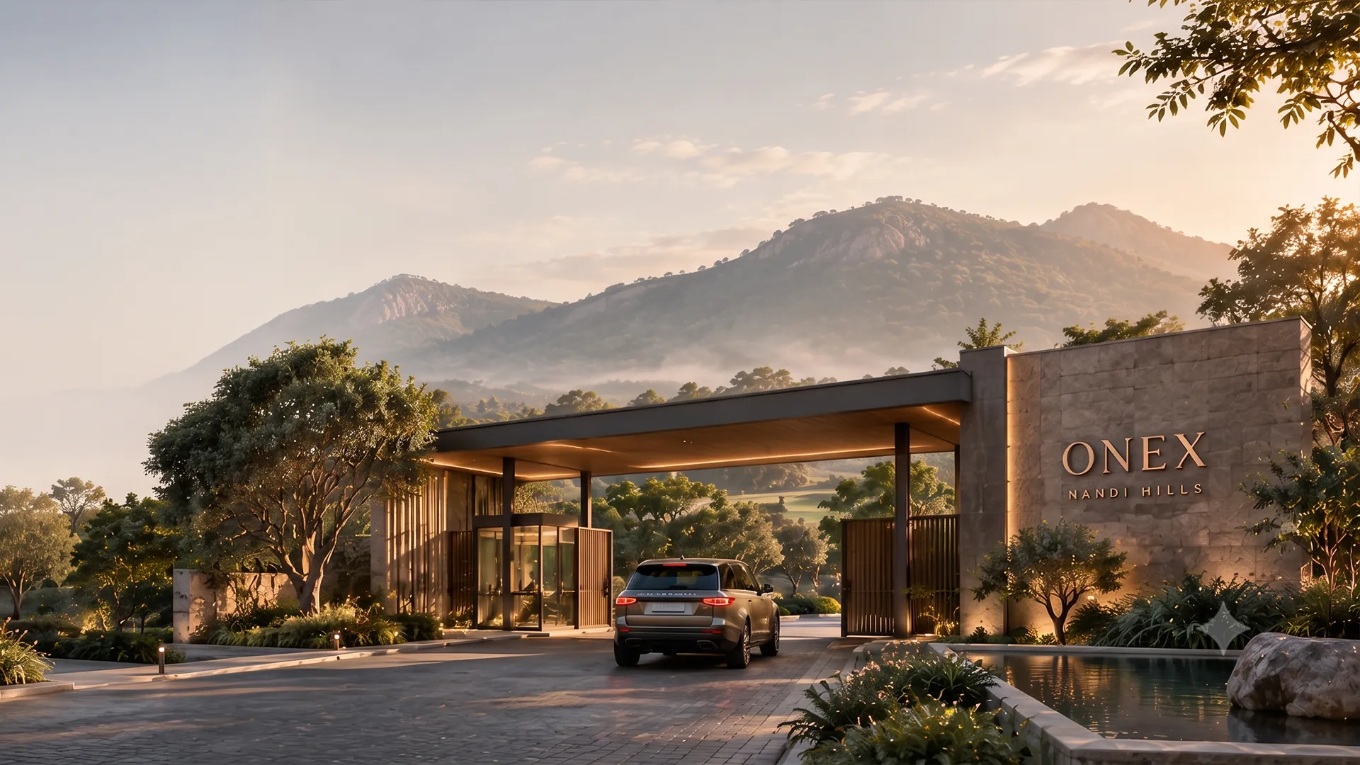 The arrival gateway of ONEX Nandi Hills